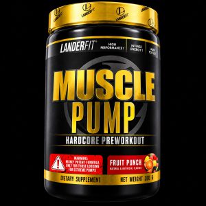 Landerfit Muscle Pump Hardcore Pre-Workout Fruit Punch 300 g