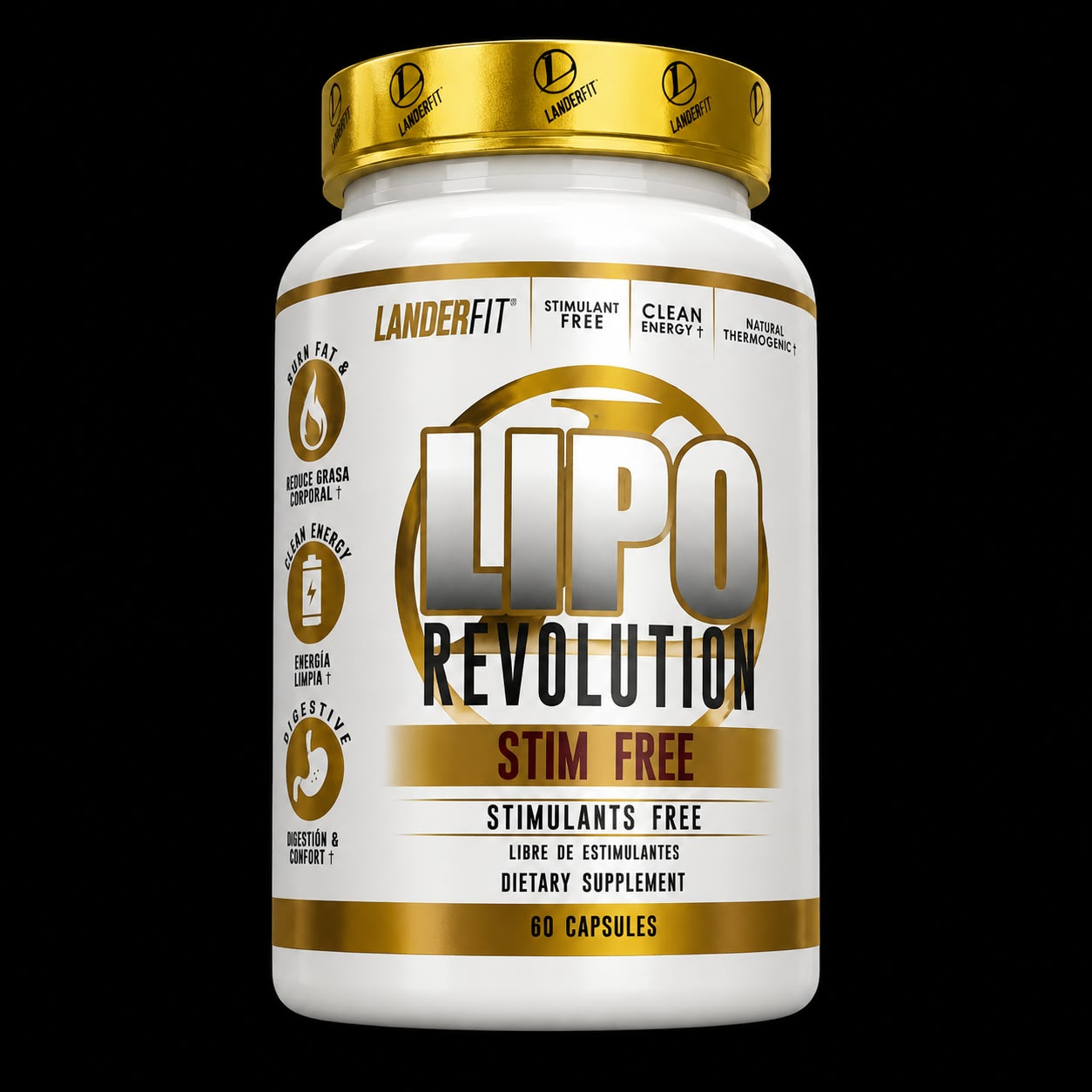 Landerfit Lipo Revolution Stim Free – 60 Cápsulas