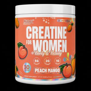 Nutrex Research Creatine for Women + Booty & Beauty – Peach Mango 30 Servicios